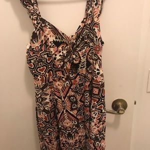Target tribal print cutout dress